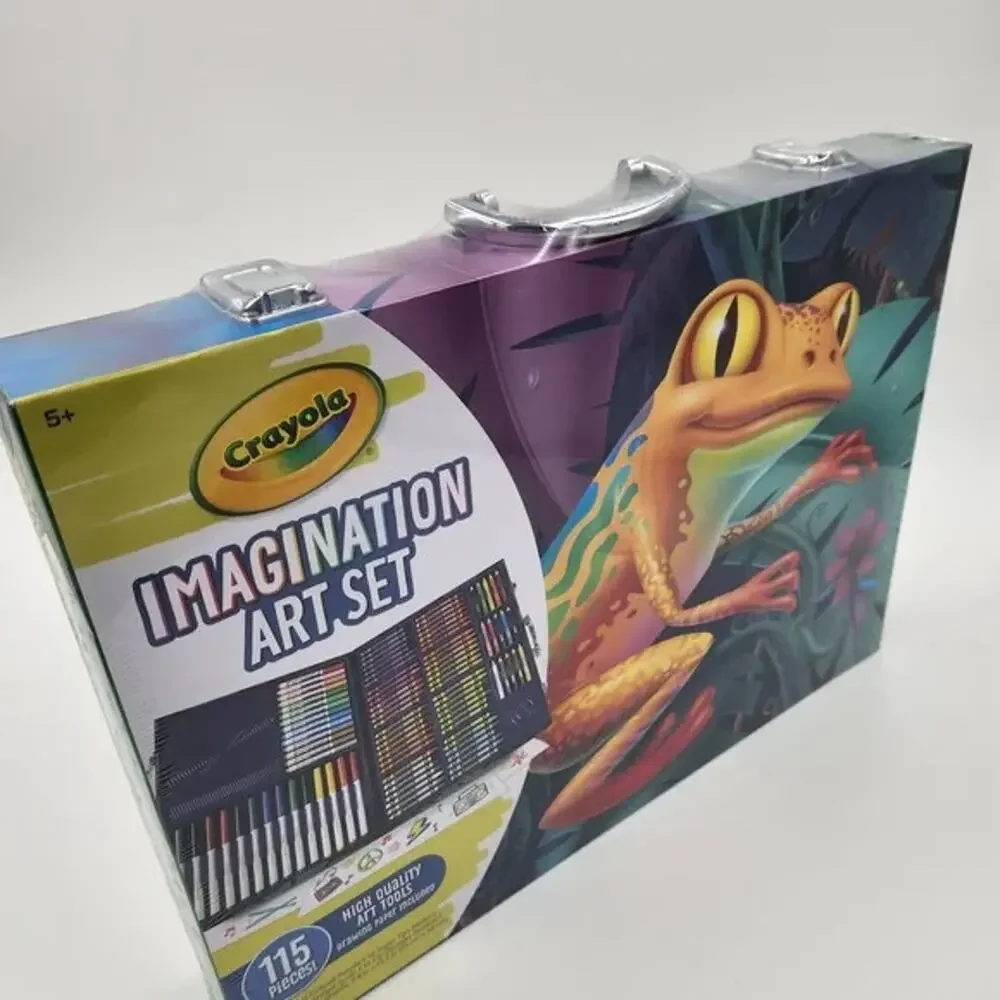 Crayola Imagination Art Coloring Set, 115 Pcs, Art & Craft Kit Drawing Coloring